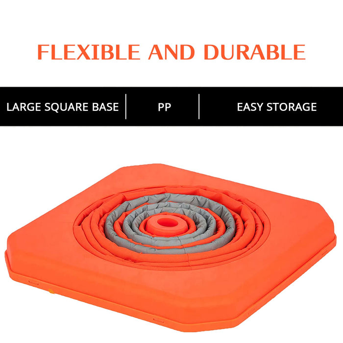Cono de tráfico plegable con luz LED, conos de seguridad con collares reflectantes - Quierox - Tienda Online