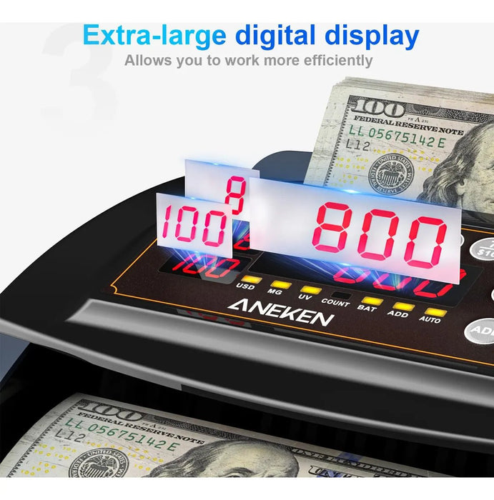 Contador De Billetes Ys - dc002 Detección Uv/mg/ir Rápido - Quierox - Tienda Online