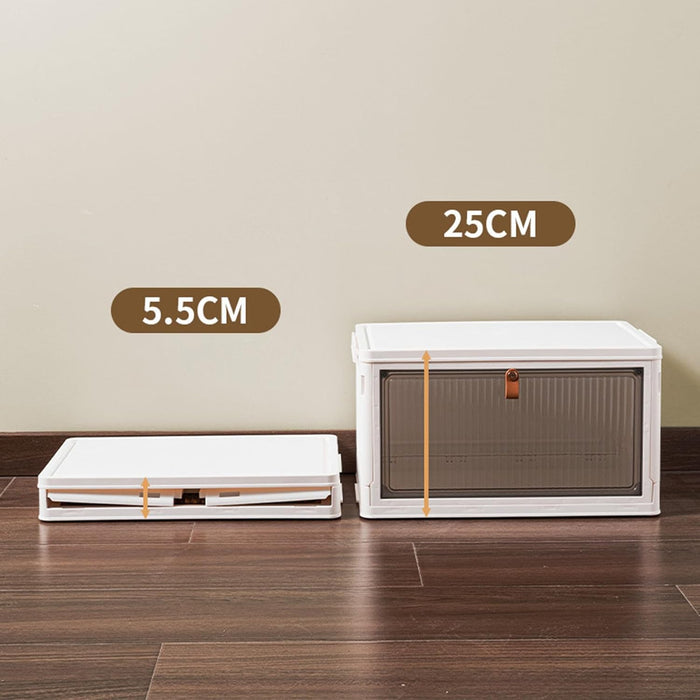 Contenedores de almacenamiento plegables para armario, de plástico para zapatos - Quierox - Tienda Online