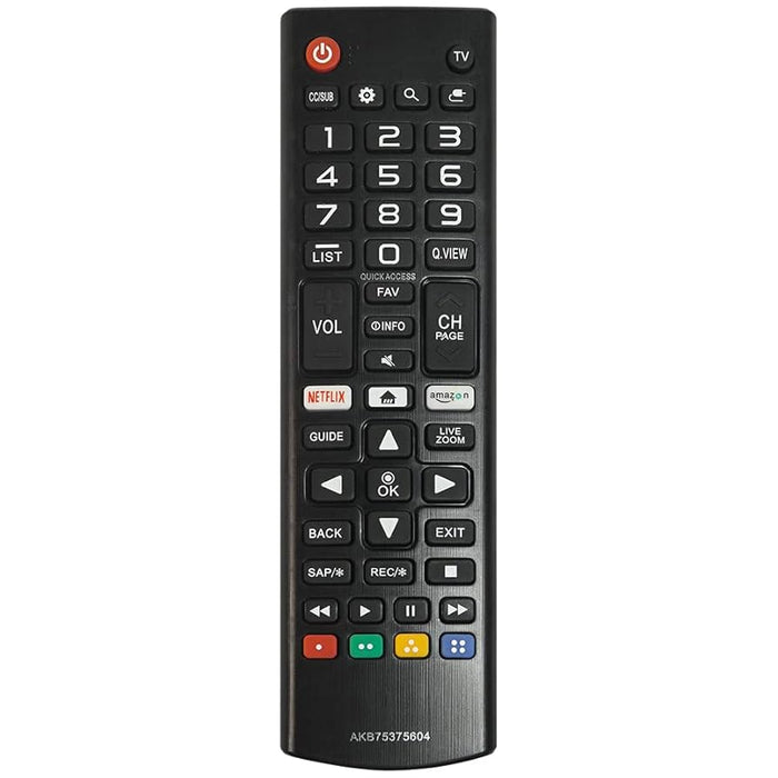 Control remoto AKB75375604 de repuesto para LG Smart TV 32LK540BPUA 32LK610BPUA 43LK5700BUA 43LK5700PUA - Quierox - Tienda Online