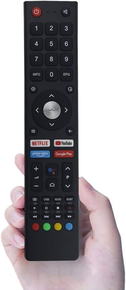 Control remoto, compatible con televisores LED BPL con función Netflix y YouTube - Quierox - Tienda Online