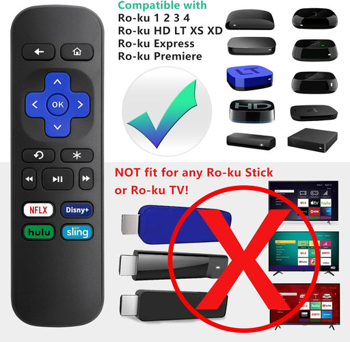 Control remoto de repuesto para Roku Express, Roku Premiere, Roku Box, Roku Player - Quierox - Tienda Online