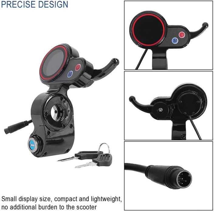 Controlador de acelerador de pulgar de bicicleta eléctrica con panel de pantalla LCD - Quierox - Tienda Online