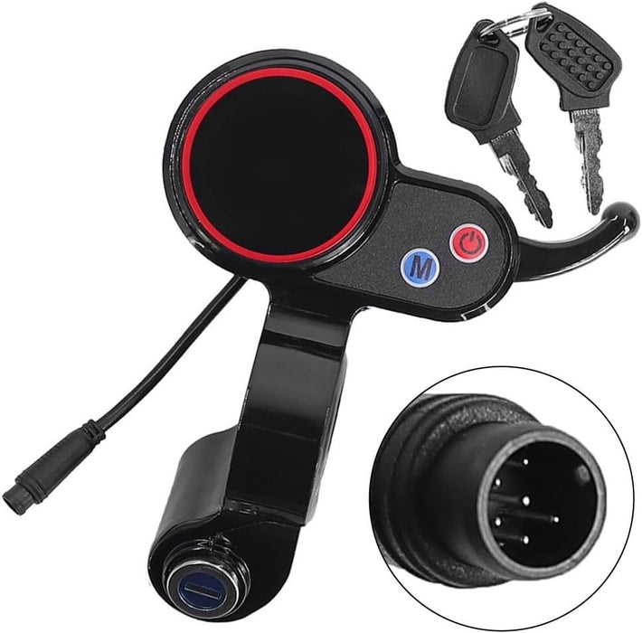 Controlador de acelerador de pulgar de bicicleta eléctrica con panel de pantalla LCD - Quierox - Tienda Online