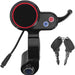 Controlador de acelerador de pulgar de bicicleta eléctrica con panel de pantalla LCD - Quierox - Tienda Online