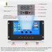 Controlador de carga solar Puerto USB Parámetros de pantalla LCD (30A 12V/24V) - Quierox - Tienda Online