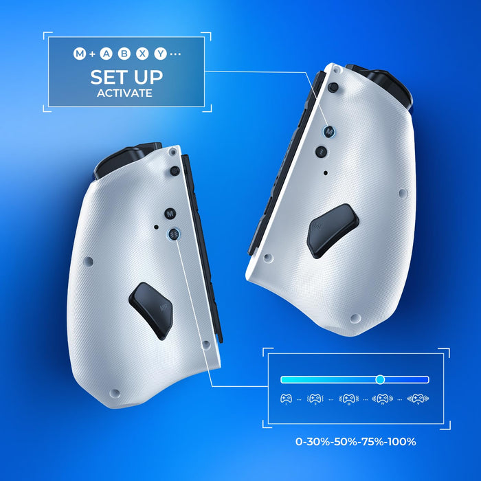 Controlador de interruptor NYXI Hyperion Milk Style con luces RGB, controlador inalámbrico - Quierox - Tienda Online