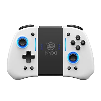 Controlador de interruptor NYXI Hyperion Milk Style con luces RGB, controlador inalámbrico - Quierox - Tienda Online