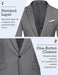 COOFANDY Abrigos casuales ajustados para hombre, ligeros, tipo blazer, con un botón - Quierox - Tienda Online