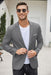 COOFANDY Abrigos casuales ajustados para hombre, ligeros, tipo blazer, con un botón - Quierox - Tienda Online