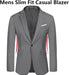 COOFANDY Abrigos casuales ajustados para hombre, ligeros, tipo blazer, con un botón - Quierox - Tienda Online