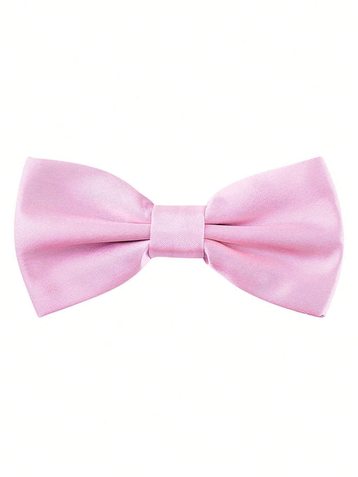 Corbatín sólido elegante para hombres, corbatín de satén de doble capa con lazo preformado - Quierox - Tienda Online