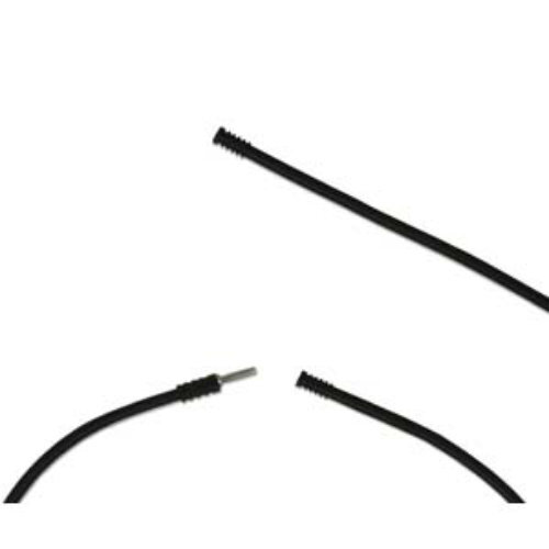 CORDÓN DE BLOQUEO DE TUBO DE GOMA DE 3 MM, COLOR NEGRO, 18" - RBT03BLACK - Quierox - Tienda Online