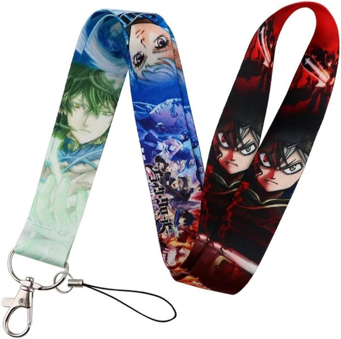 Cordón para el cuello con diseño de manga de Black Clover, correa para teléfono móvil - Quierox - Tienda Online
