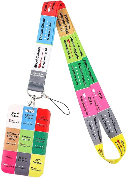 Cordón para tarjetas de identificación vertical con gancho giratorio de metal - Quierox - Tienda Online