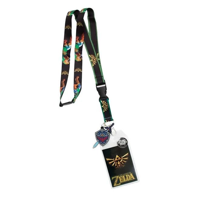 Cordón verde con funda para identificación de The Legend of Zelda Hero of Time 22 - Quierox - Tienda Online