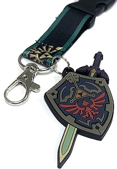 Cordón verde con funda para identificación de The Legend of Zelda Hero of Time 22 - Quierox - Tienda Online