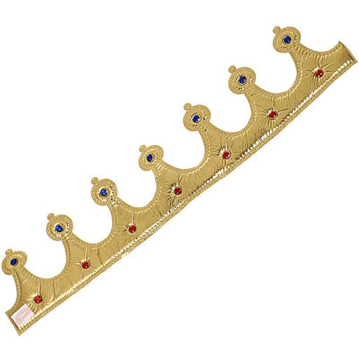 Corona de disfraz unisex para niños, dorada, para rey o reina - Quierox - Tienda Online