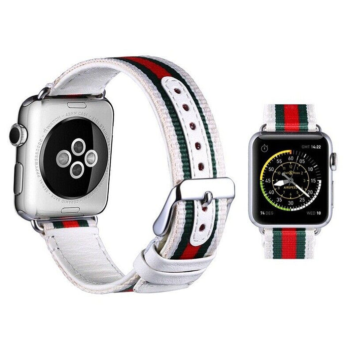 Correa de correa de reloj de cuero de lujo para Apple Watch Series 5 6 7 8 9 - Quierox - Tienda Online
