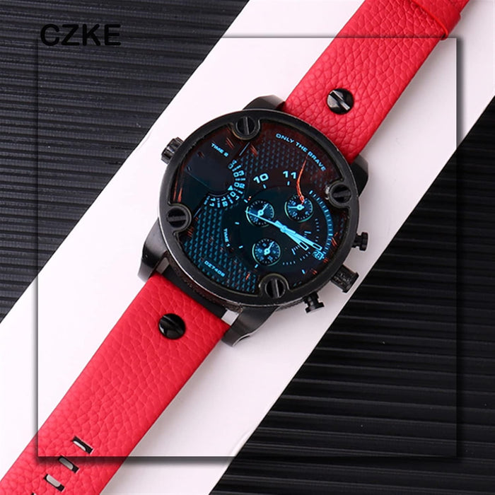 Correa de cuero de 28, correa de reloj correa accesorios hebilla para reloj diésel - Quierox - Tienda Online