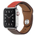 Correa de reloj con hebilla plateada de cuero PU para Apple Watch Series 8 y 7 - Quierox - Tienda Online