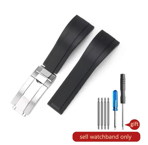 Correa de reloj de acero inoxidable con hebilla de mariposa para Rolex Black Water Ghos - Quierox - Tienda Online