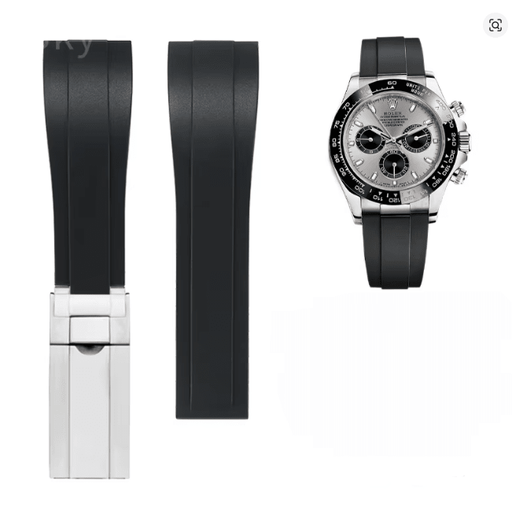 Correa de reloj de acero inoxidable con hebilla de mariposa para Rolex Black Water Ghos - Quierox - Tienda Online