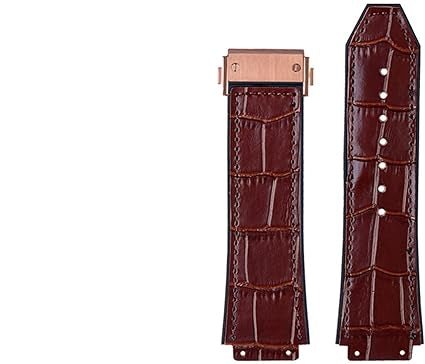 Correa de reloj de cuero genuino para Hublot, cuero vacuno para hombre - Quierox - Tienda Online