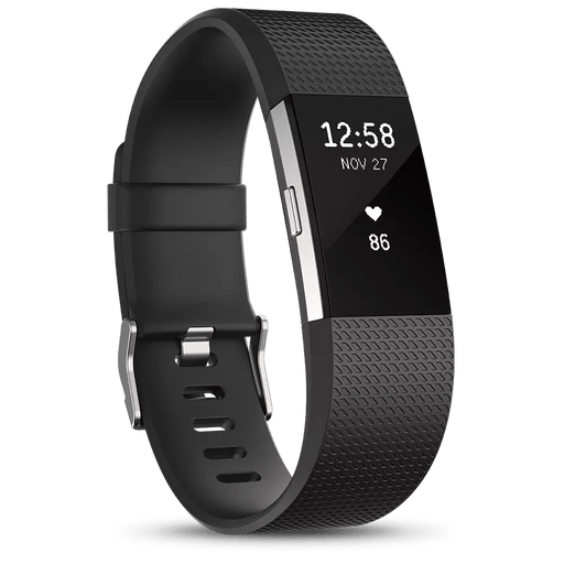 Correa de silicona de repuesto para FITBIT CHARGE 2, Negra - Quierox - Tienda Online