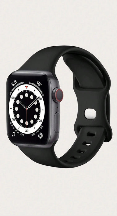 Correa de silicona negra informal para reloj - Quierox - Tienda Online