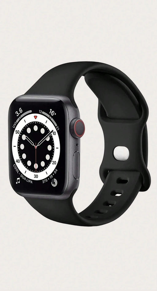 Correa de silicona negra informal para reloj - Quierox - Tienda Online