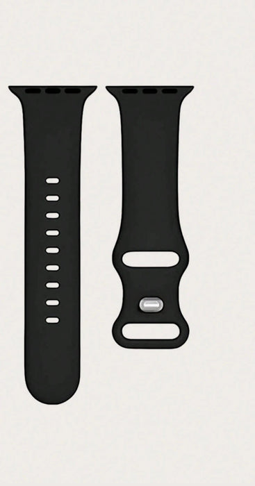 Correa de silicona negra informal para reloj - Quierox - Tienda Online