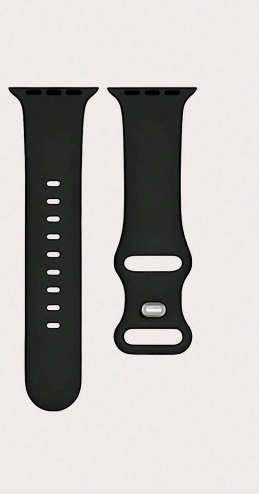 Correa de silicona negra informal para reloj - Quierox - Tienda Online