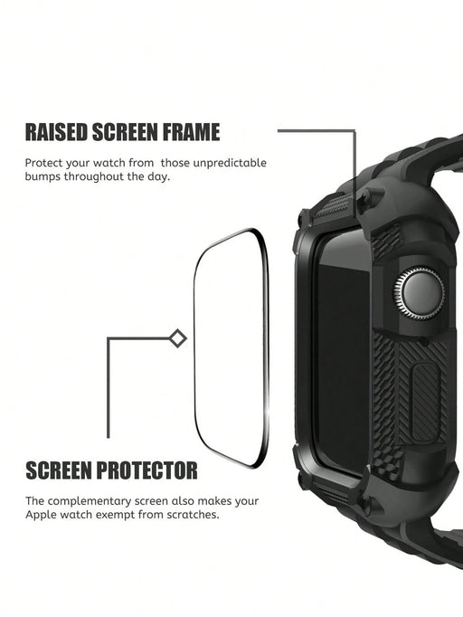 Correa de silicona negra para Apple Watch de Wristitani 1 unidad - Quierox - Tienda Online