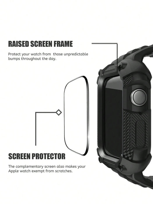 Correa de silicona negra para Apple Watch de Wristitani 1 unidad - Quierox - Tienda Online