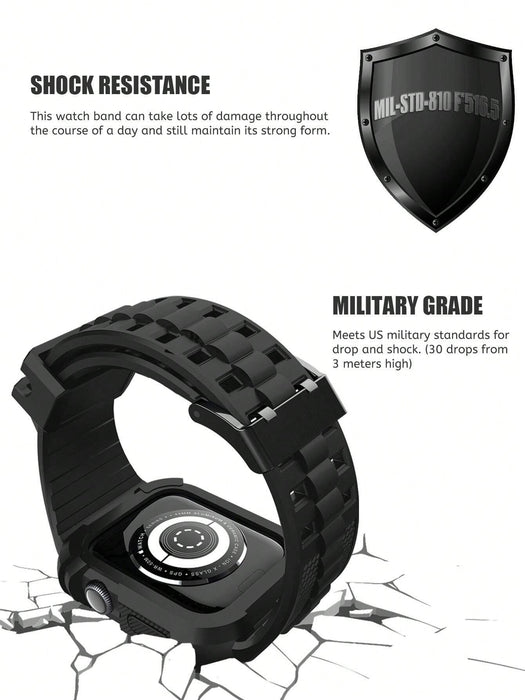 Correa de silicona negra para Apple Watch de Wristitani 1 unidad - Quierox - Tienda Online