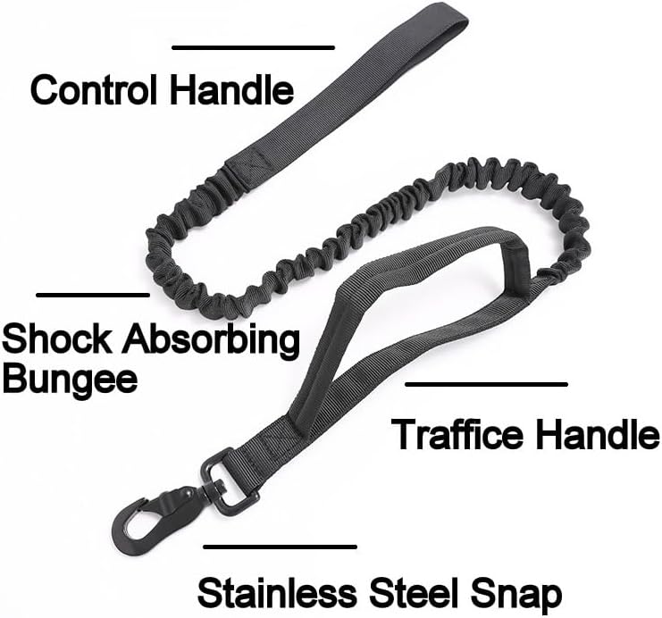 Correas de entrenamiento para perros, color negro - Quierox - Tienda Online
