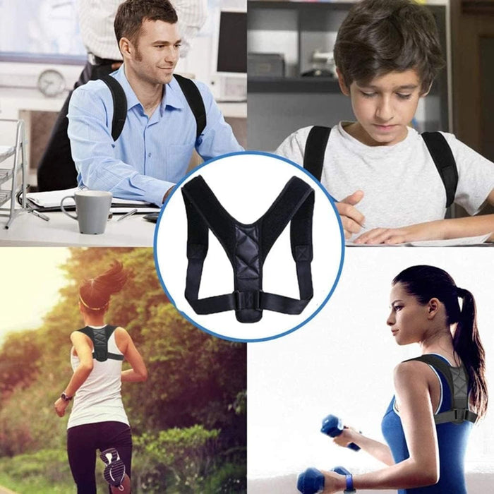 Corrector de postura para mujeres y hombres, soporte ajustable para soporte de clavícula - Quierox - Tienda Online