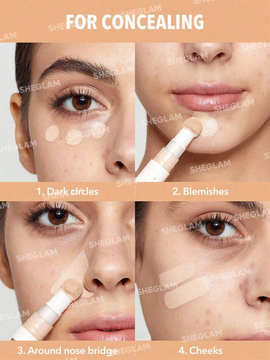 Corrector SHEGLAM Complexion Boost - Esponja de miel para mujeres - Quierox - Tienda Online