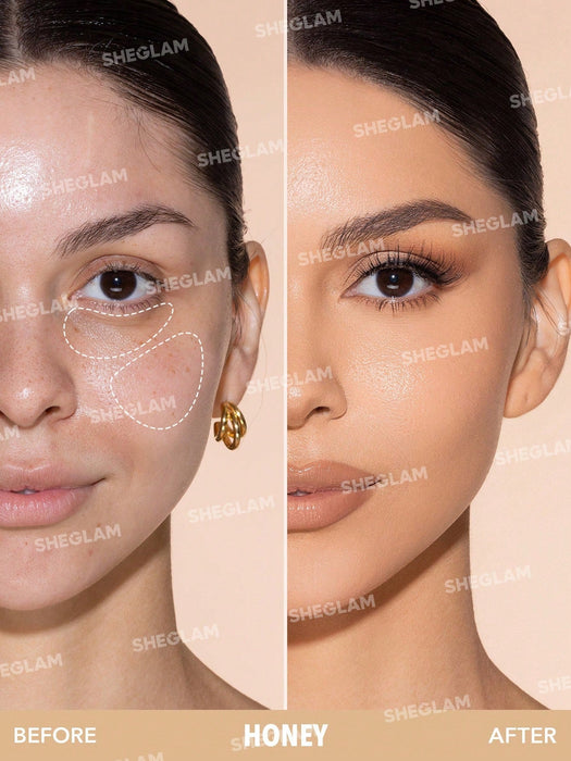 Corrector SHEGLAM Complexion Boost - Esponja de miel para mujeres - Quierox - Tienda Online