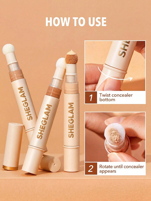 Corrector SHEGLAM Complexion Boost - Esponja de miel para mujeres - Quierox - Tienda Online
