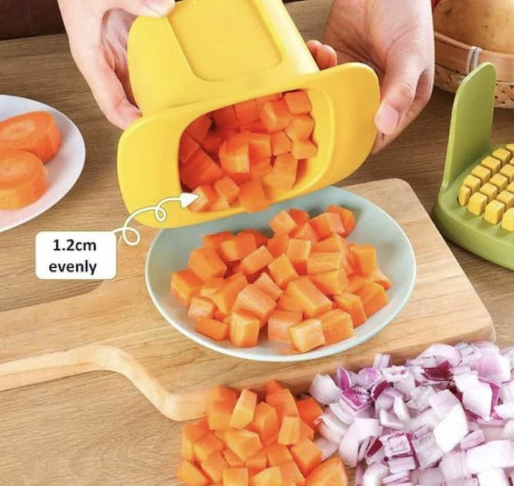 Cortador manual de verduras 2 en 1 - Quierox - Tienda Online