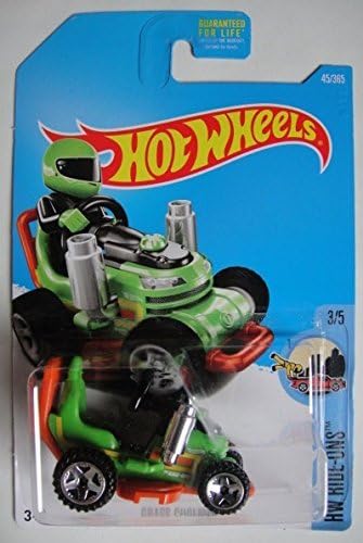 Cortadora de césped Hot Wheels 2017 HW Ride - Ons Grass Chomper (cortacésped con asiento) 45/365, verde - Quierox - Tienda Online