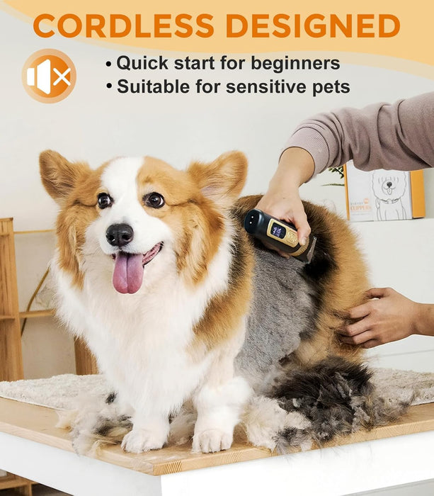 Cortapelos para perros para aseo, 4 velocidades y pantalla LCD - Quierox - Tienda Online