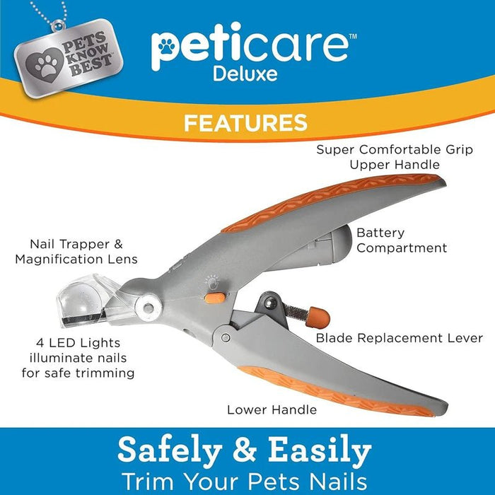 Cortauñas para perros y gatos con luz LED, accesorios para pulir y limpiar. - Quierox - Tienda Online