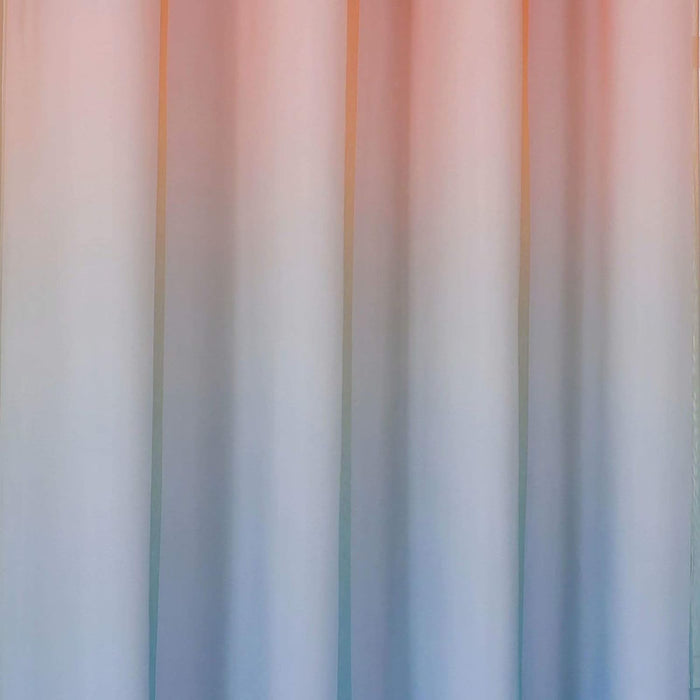 Cortinas transparentes degradadas para sala de estar con aislamiento térmico y ojales - Quierox - Tienda Online