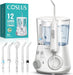 COSLUS Advanced Hilo Dental de Agua para Dientes: 2 Modos & 12 Ajustes de Presión Eléctrico para Ortodoncia - Quierox - Tienda Online