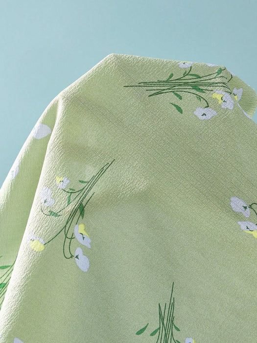 CottageSlumber Conjunto de pijama de mujer con estampado floral y diseño de bolsillo - Quierox - Tienda Online
