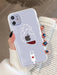 Cover compatible con iPhone con corazón transparente - Quierox - Tienda Online