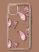 Cover transparente para iphone 12/12pro con diseño de mariposa - Quierox - Tienda Online